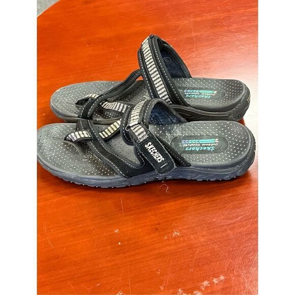 Skechers Womens Reggae Seize the Day Thong Sandals sz 8 - Picture 6 of 7